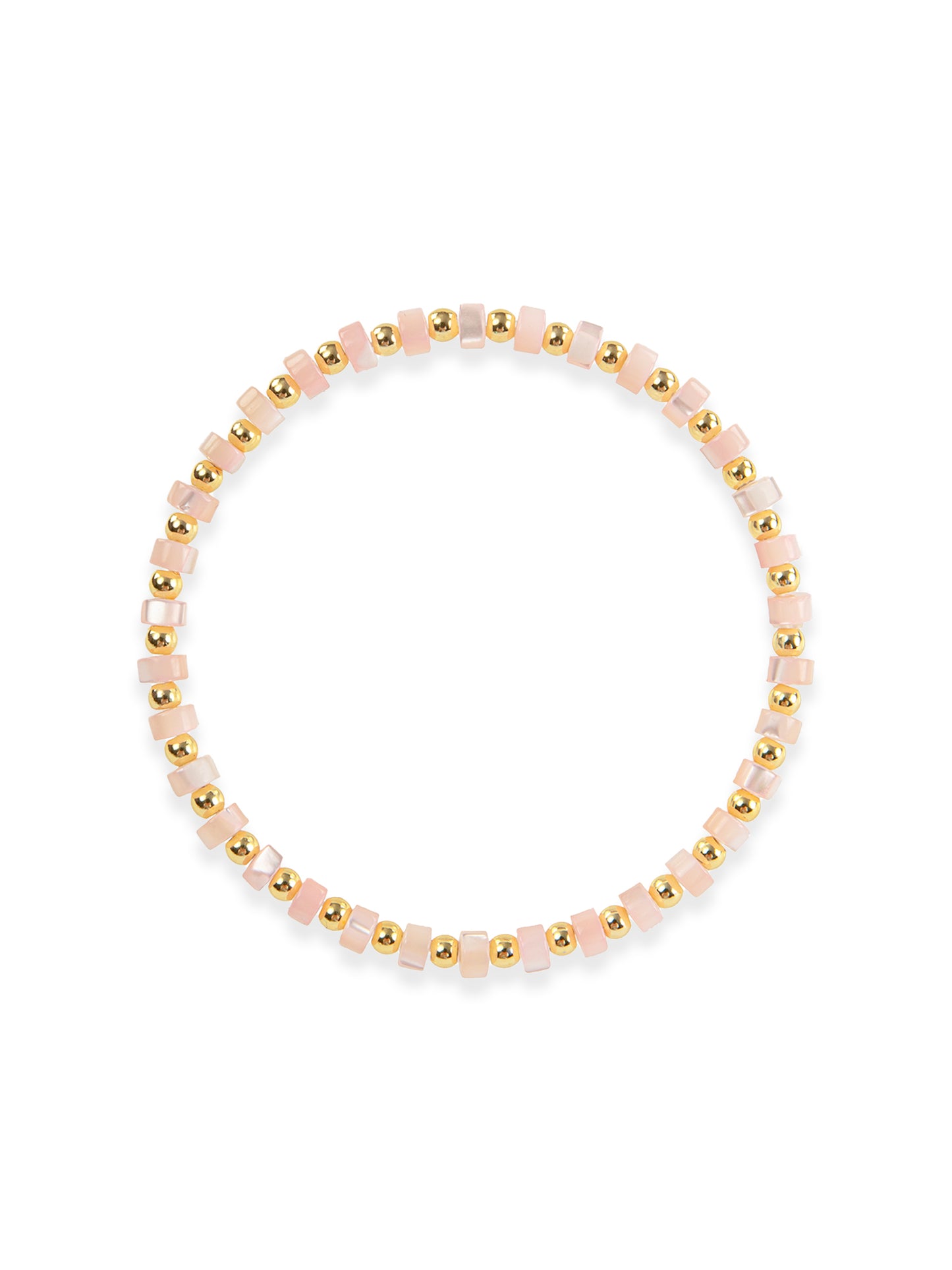 Gold Baby Pink Shell