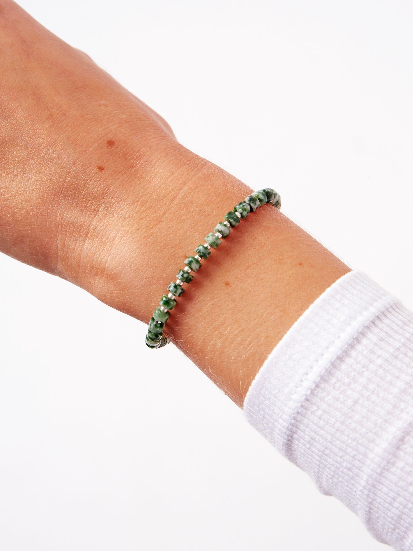 Silver Green Spot Jasper
