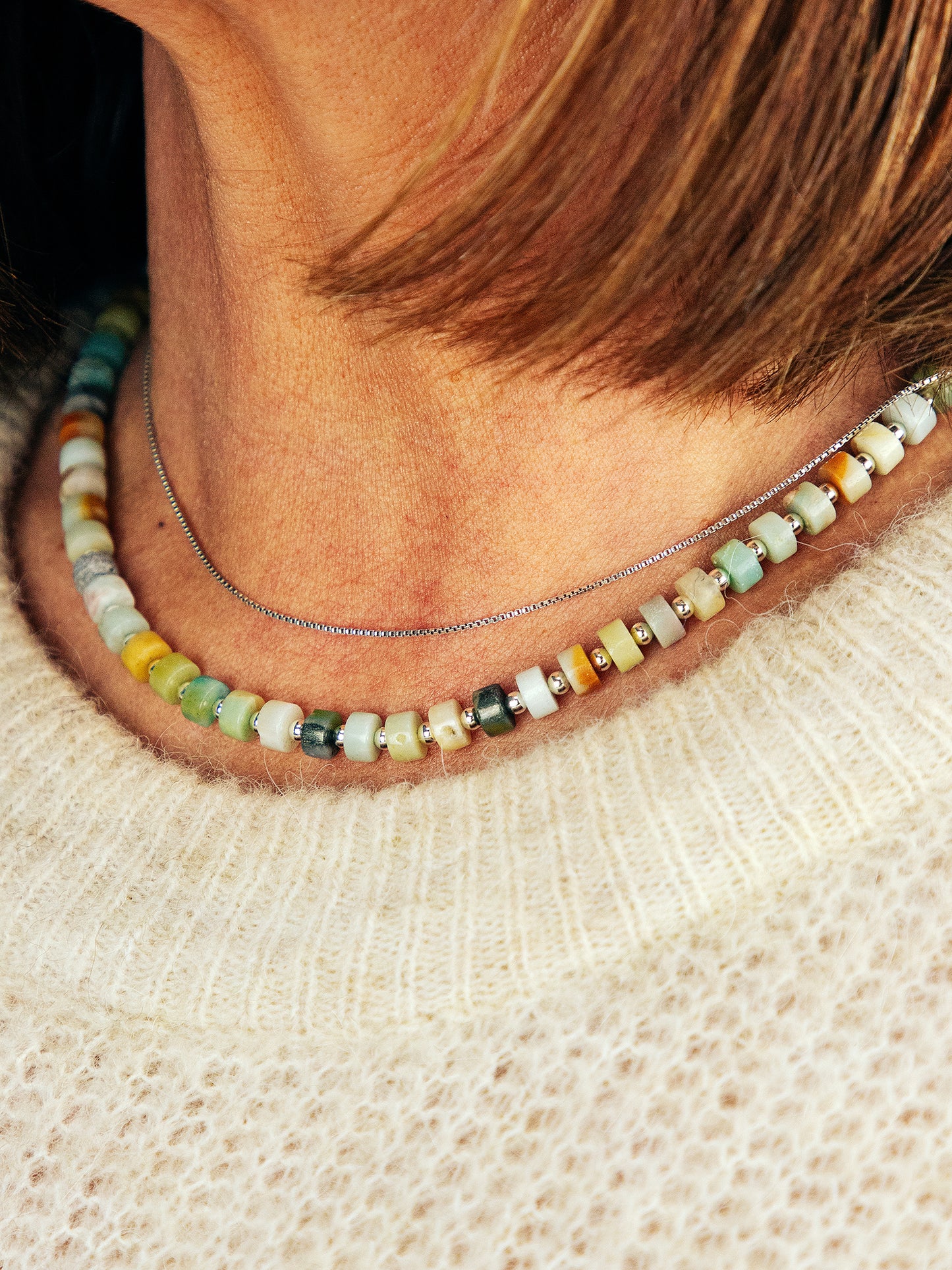 Miss.O, Silver Amazonite