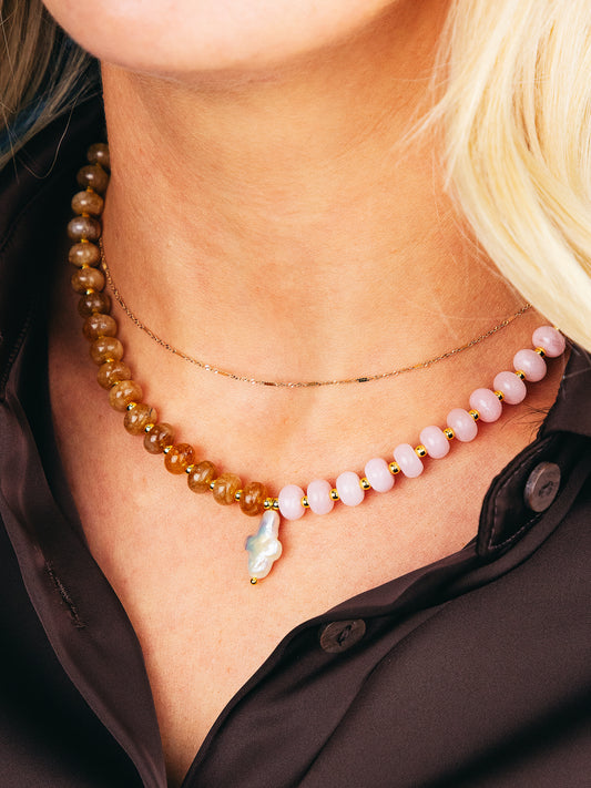 Pink & Brown Split