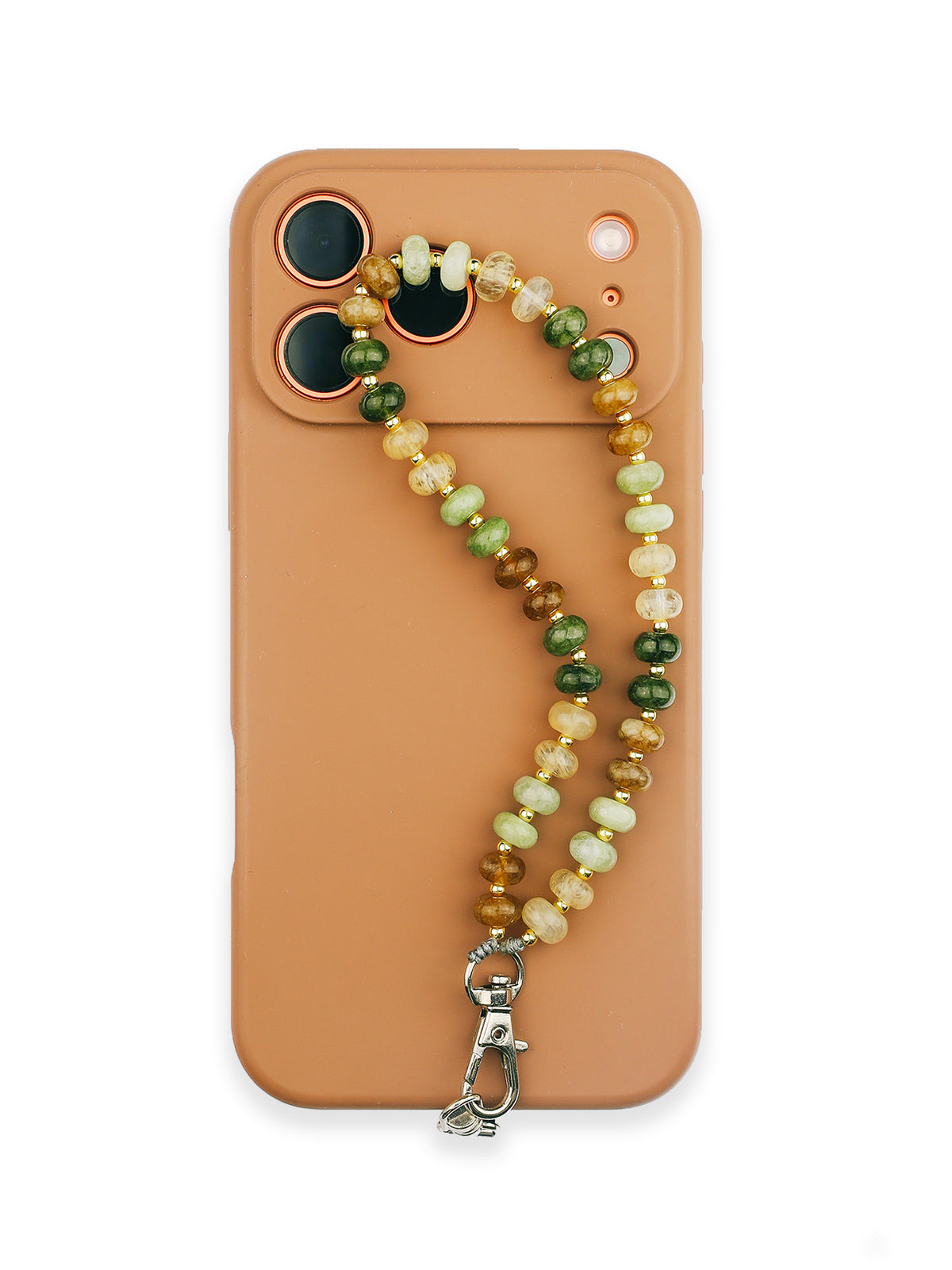 Brown Green and Citrine, Phone Charm