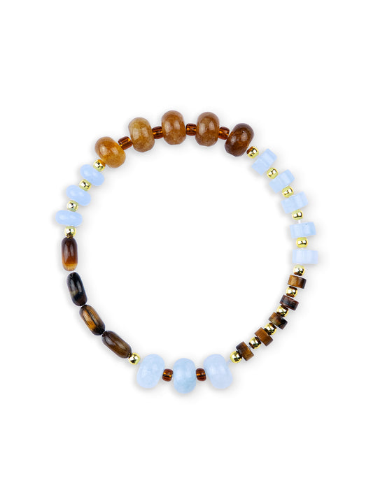 Blue & Brown Combo Bracelet