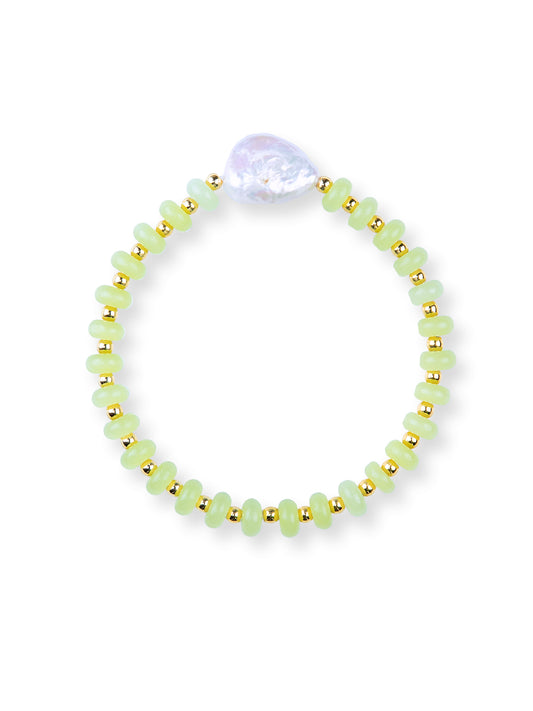 Green Pearl Bracelet