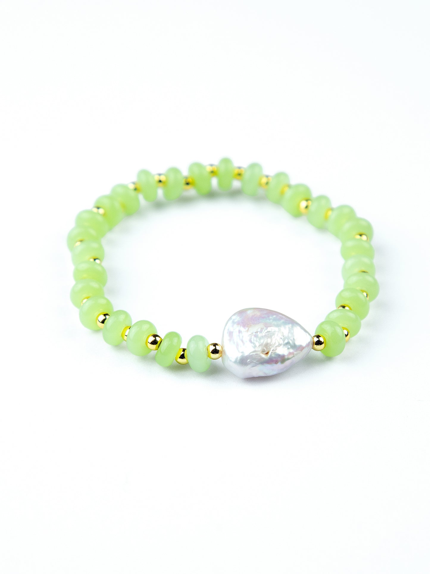 Green Pearl Bracelet