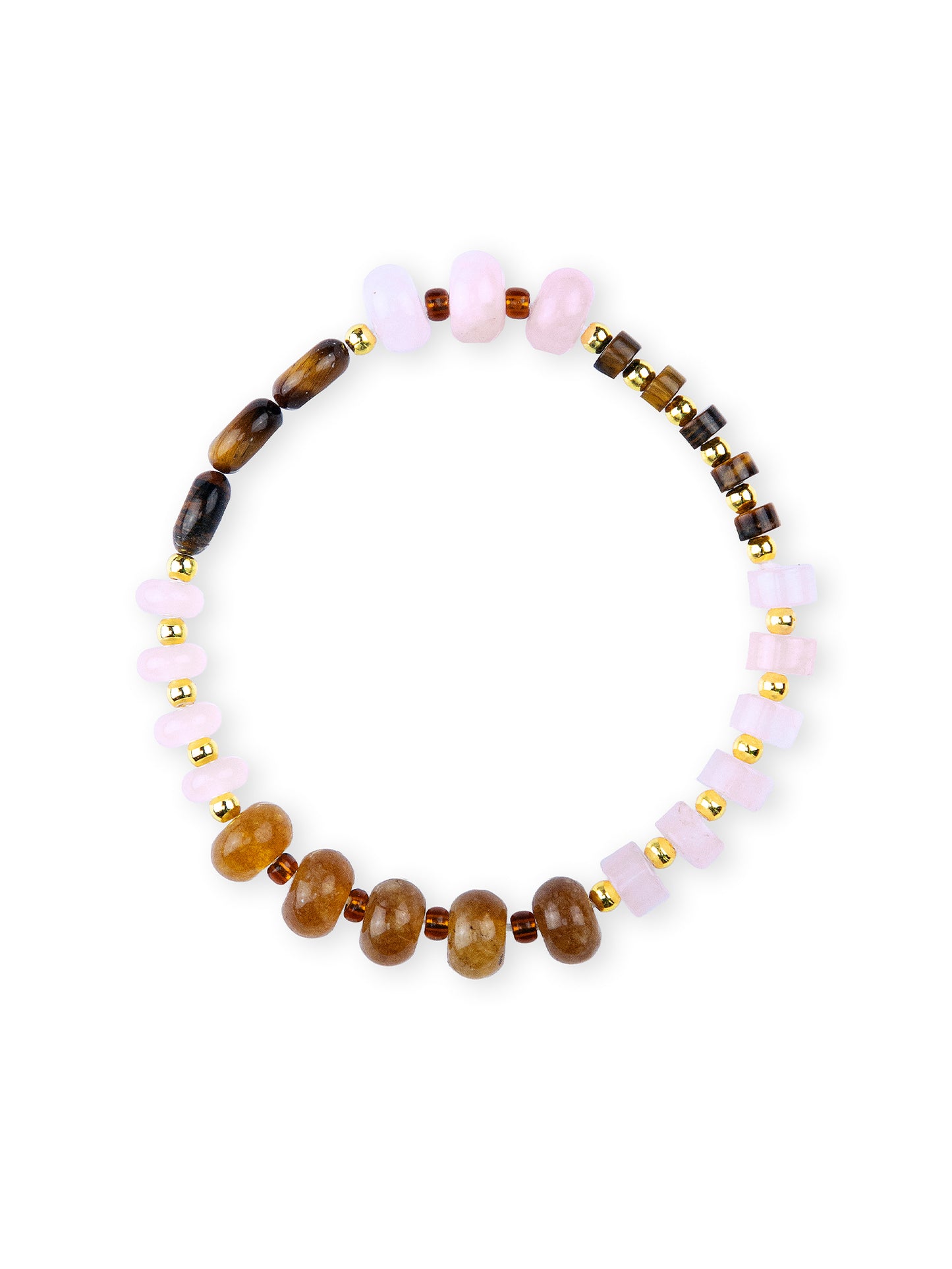 Pink & Brown Combo Bracelet