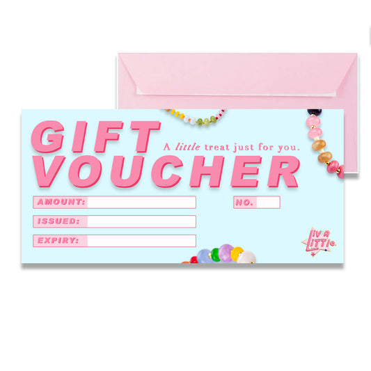 Liv A Little gift voucher
