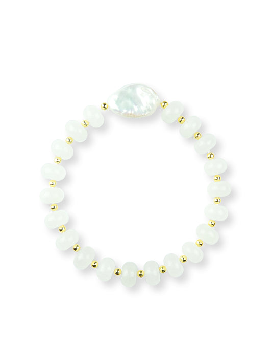 White Pearl Bracelet