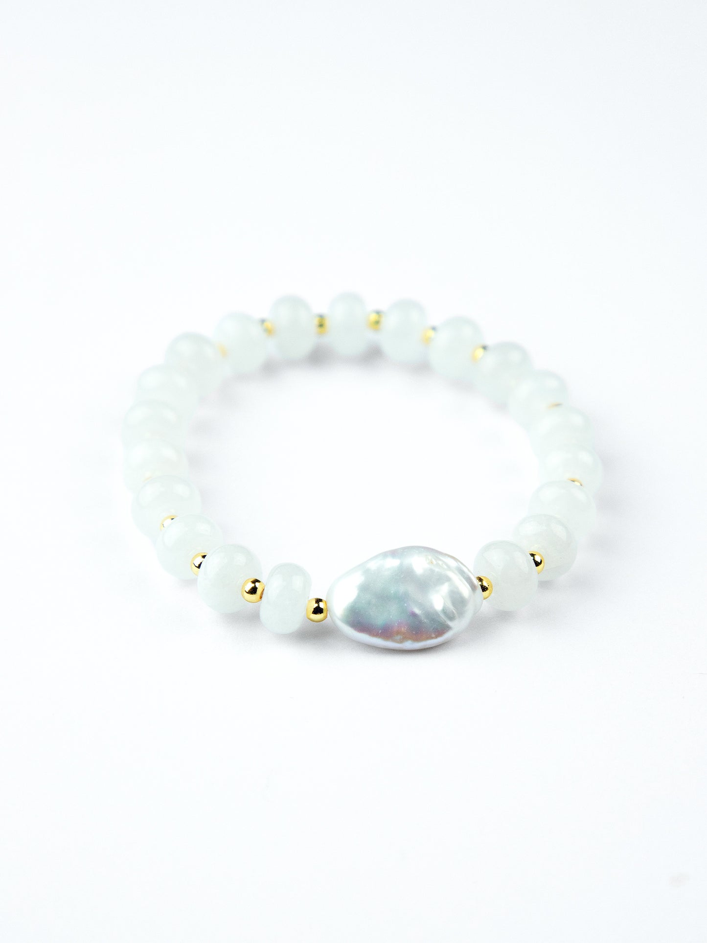 White Pearl Bracelet