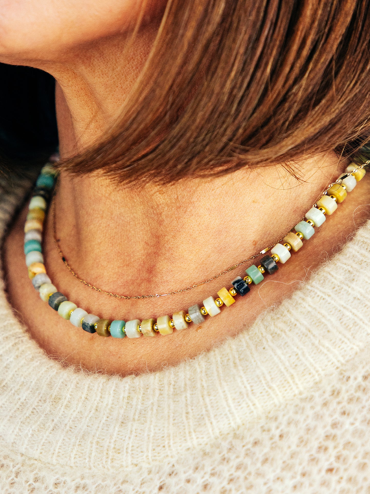 Miss.O, Gold Amazonite