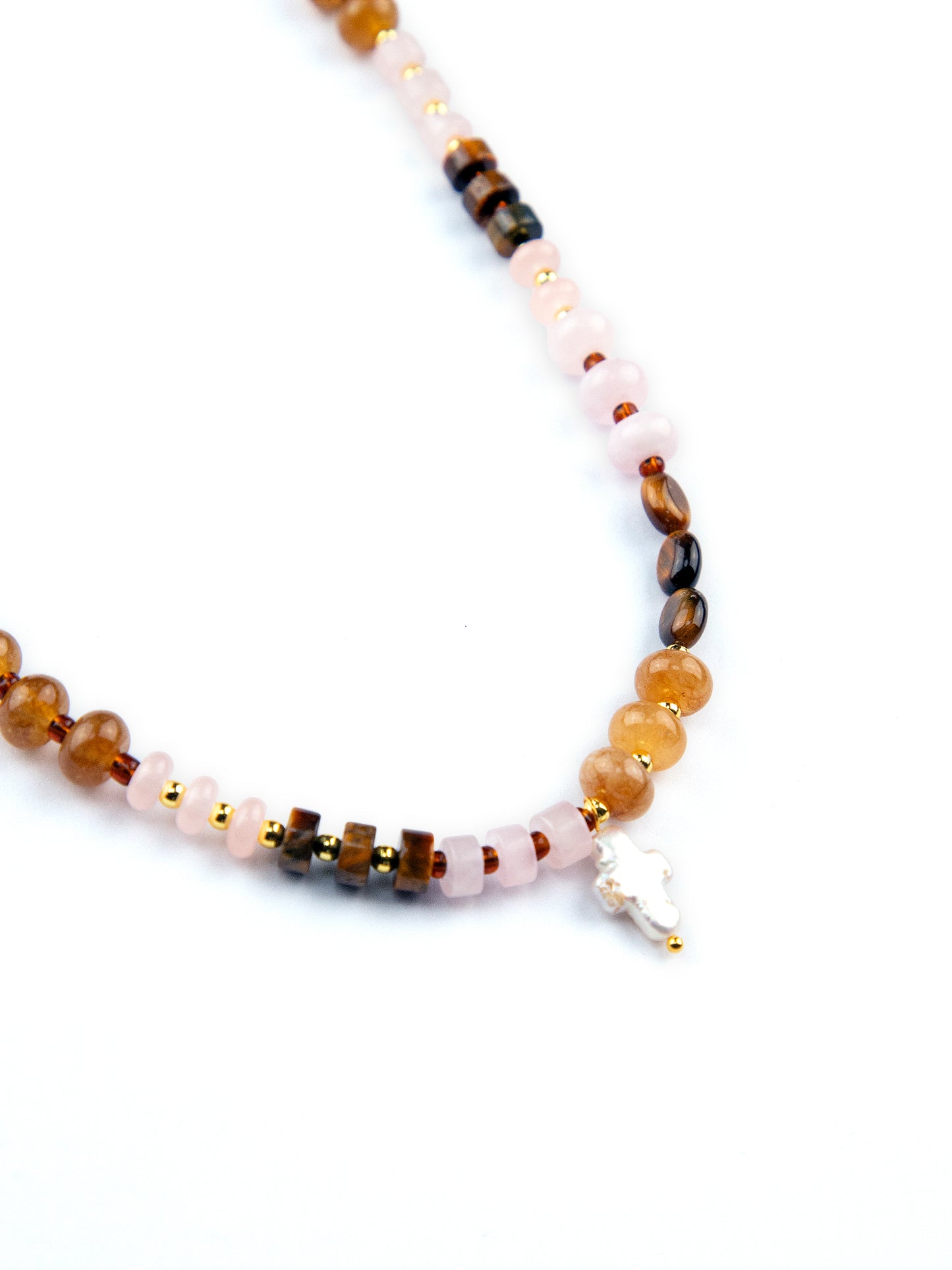 Pink & Brown Combo Cross