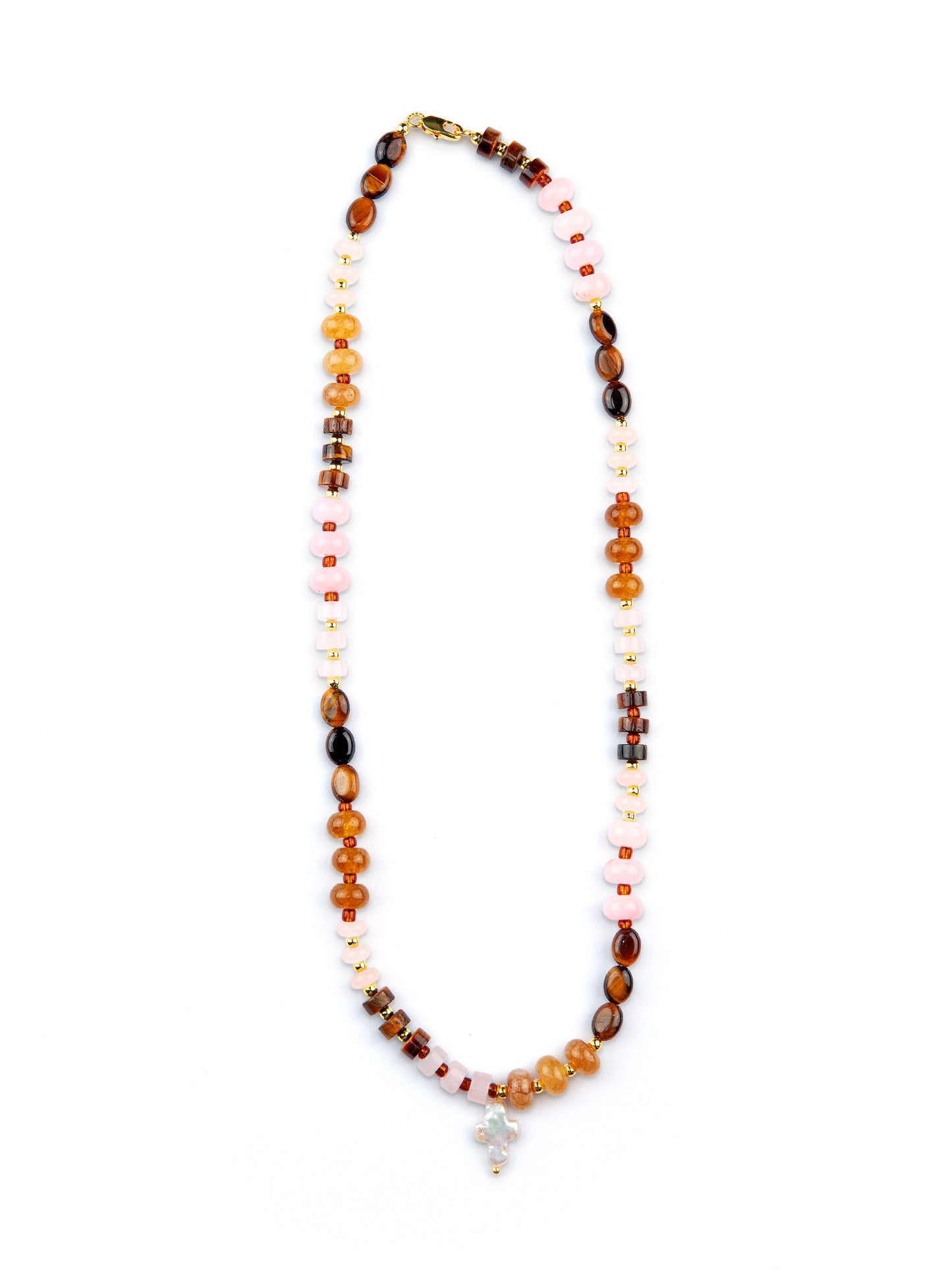 Pink & Brown Combo Cross